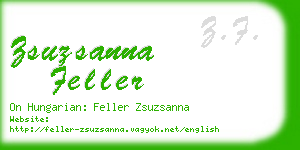 zsuzsanna feller business card